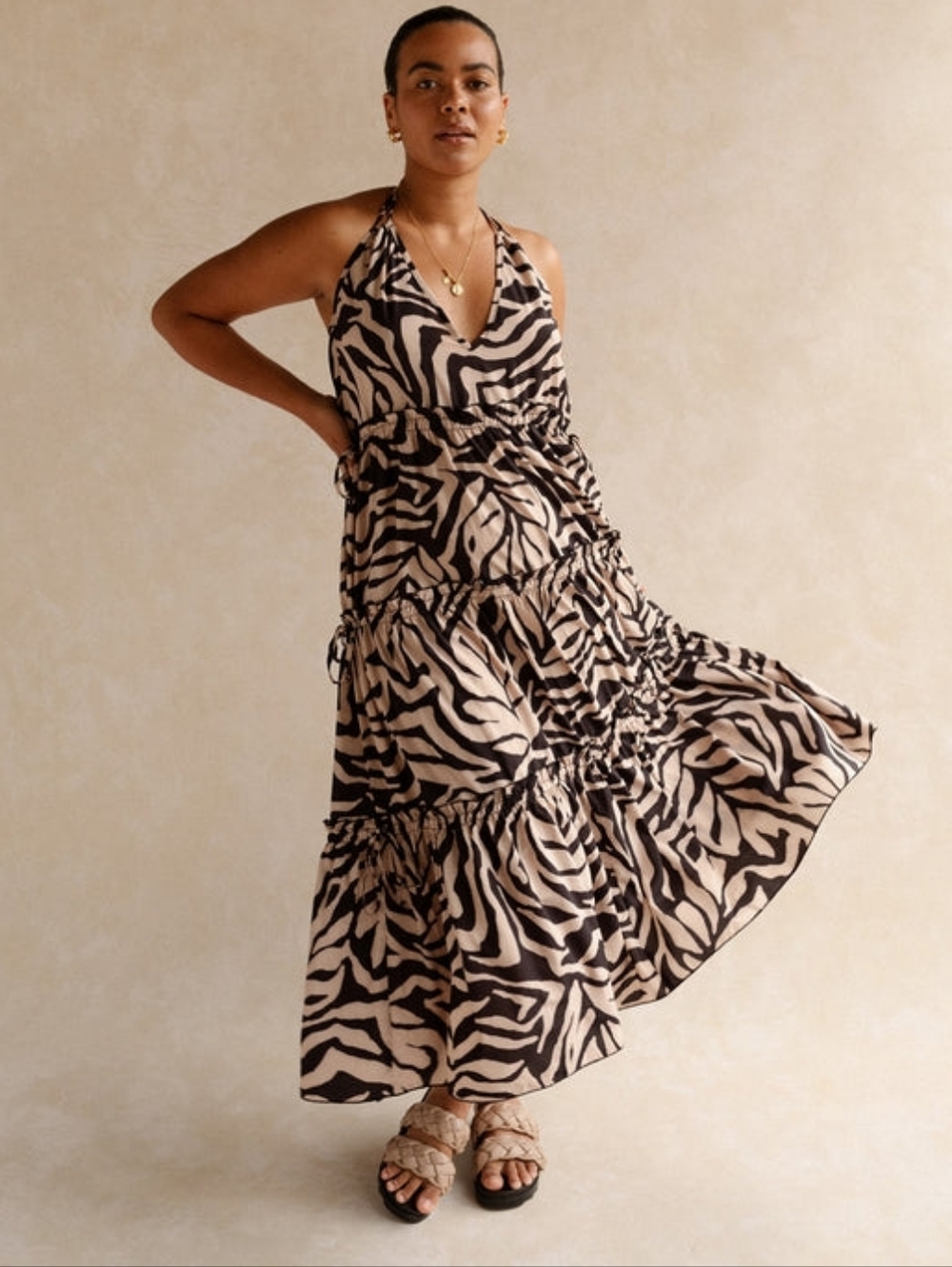 Baiia Viviana Multiway Midi Maxi Dress Tulum Women’s Size XL Resort Boho